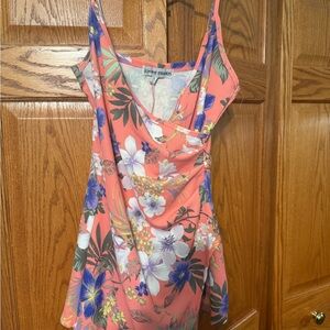 Floral Sleeveless romper dress